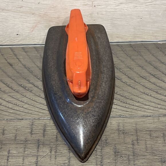 Vintage Wolverine Orange Toy Iron Tin Plastic Made in USA Pat 301 - Picture 4 of 6